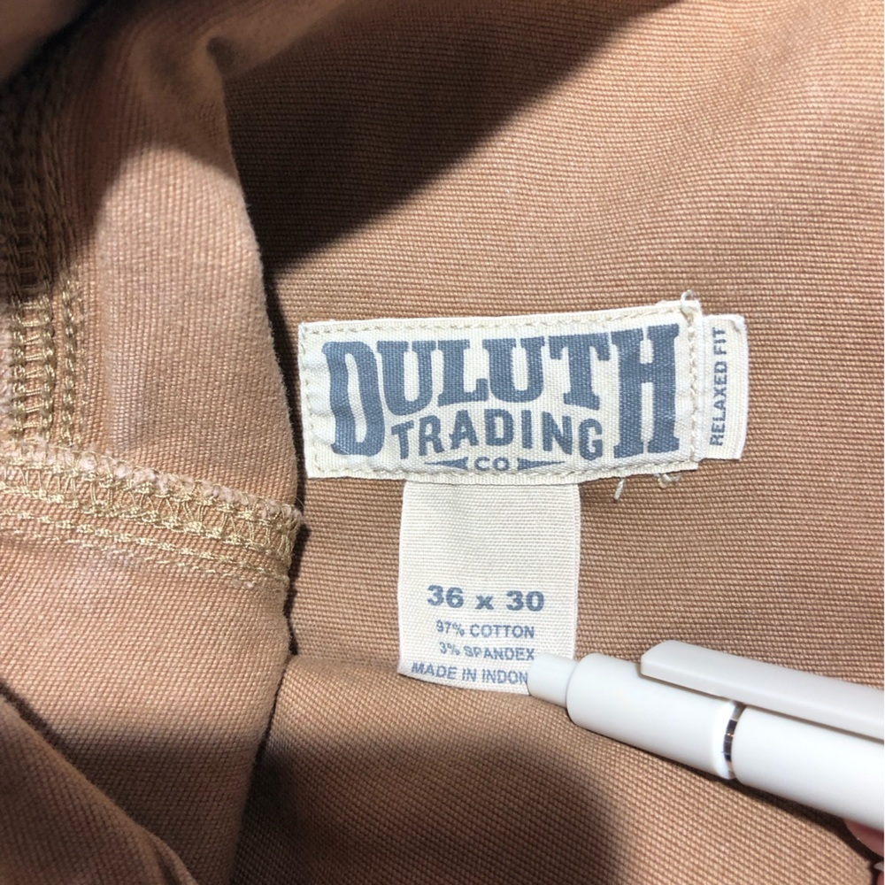 Men's Duluth Flex Fire Hose Relax Fit Cargo Work Pants 36 X 30 - Picture 3 of 9
